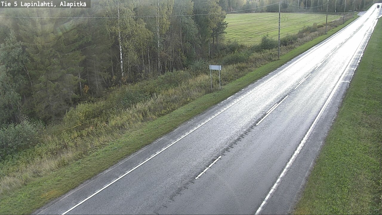 Weather Camera Image Väg 5 Lapinlax, Alapitkä, Lapinlahti, Pohjois-Savo