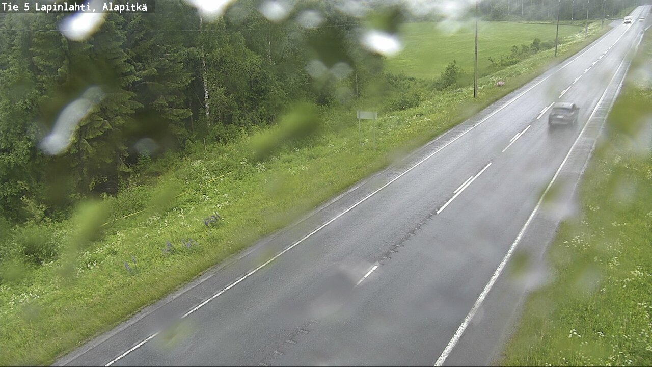 Weather Camera Image Road 5 Lapinlahti, Alapitkä, Lapinlahti, Pohjois-Savo