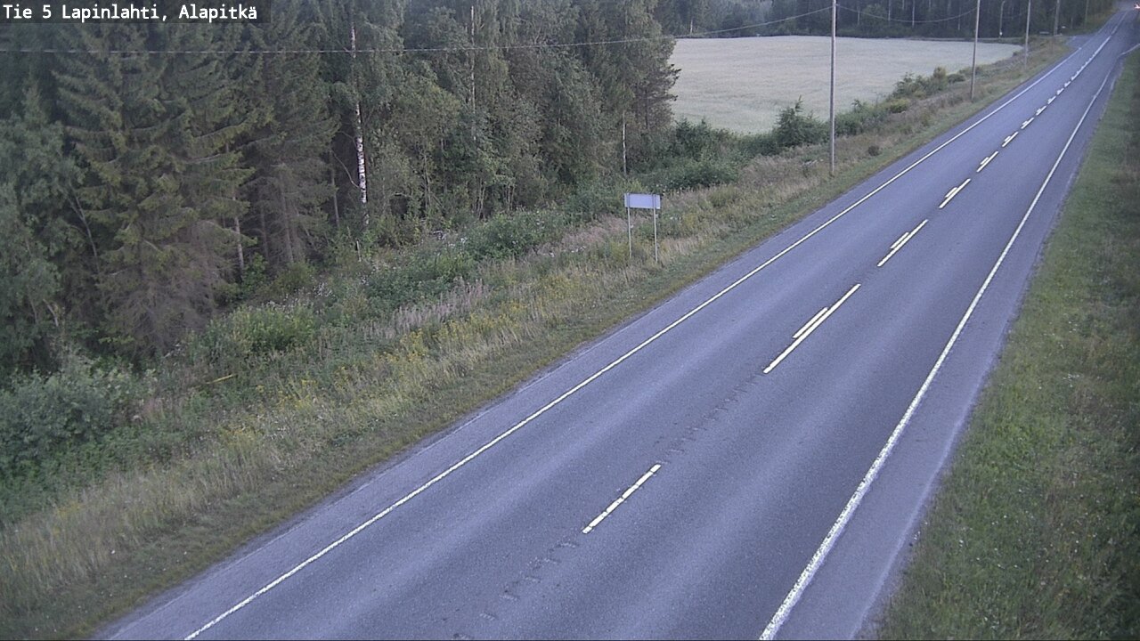Kelikamerat Kuva Tie 5 Lapinlahti, Alapitkä, Lapinlahti, Pohjois-Savo