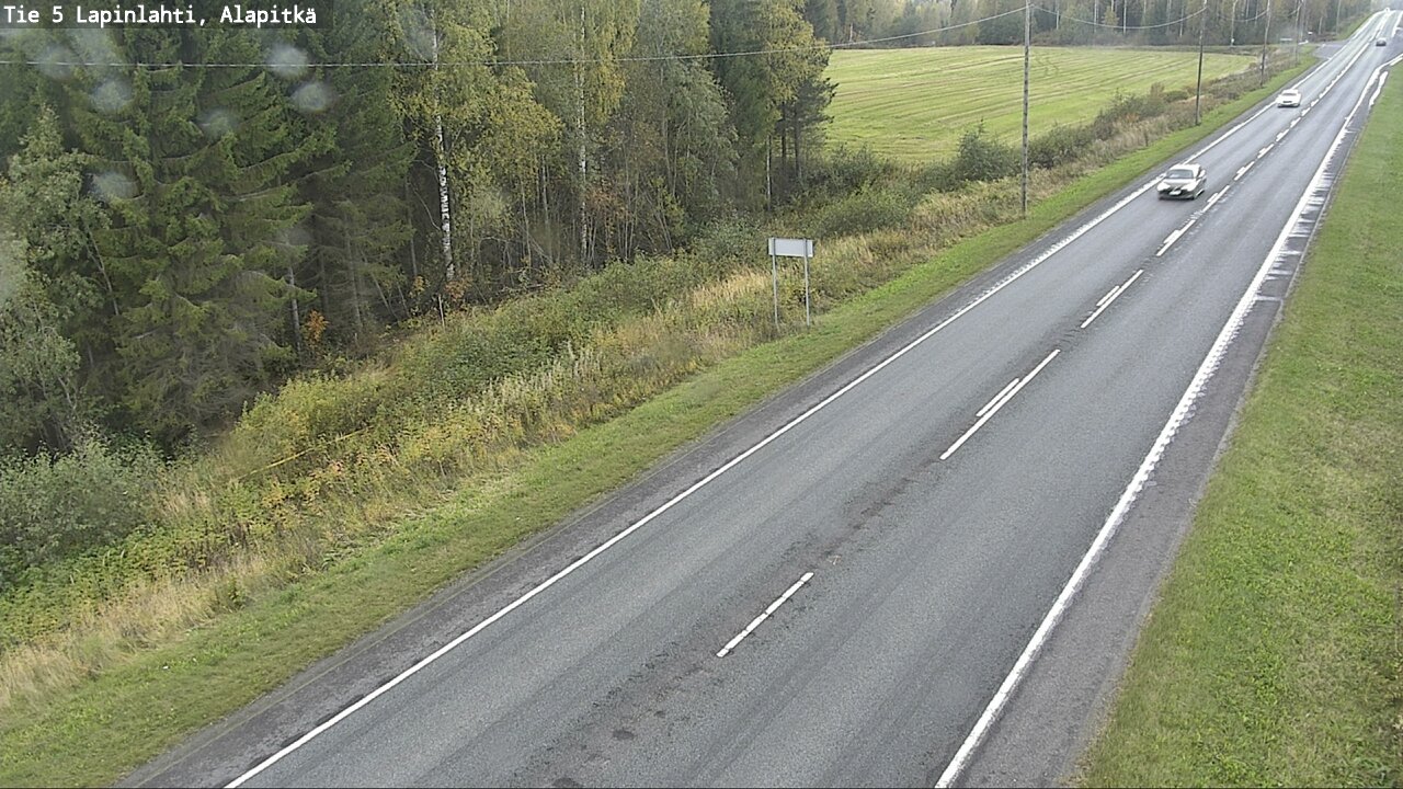 Weather Camera Image Väg 5 Lapinlax, Alapitkä, Lapinlahti, Pohjois-Savo