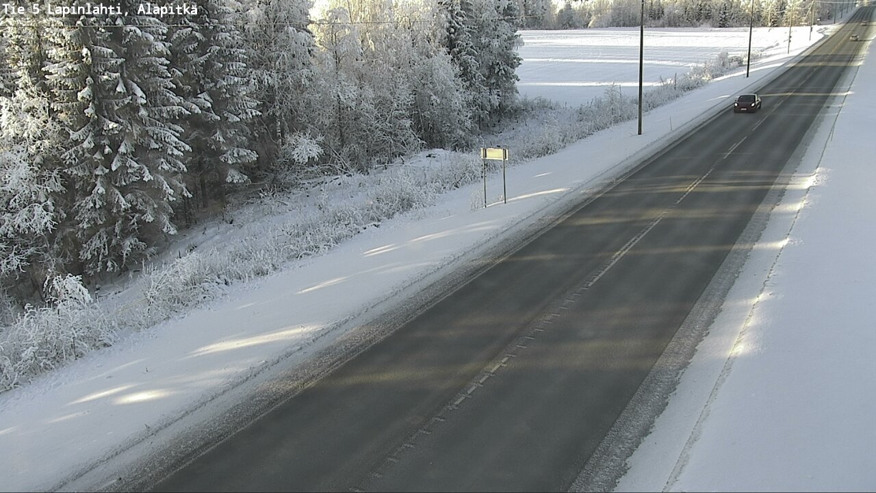 Weather Camera Image Road 5 Lapinlahti, Alapitkä, Lapinlahti, Pohjois-Savo