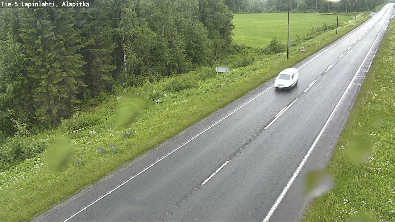 Weather Camera Image Väg 5 Lapinlax, Alapitkä, Lapinlahti, Pohjois-Savo