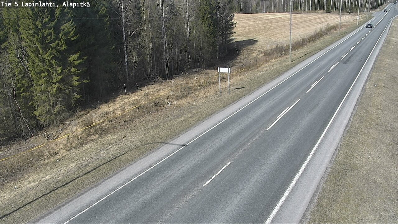 Weather Camera Image Väg 5 Lapinlax, Alapitkä, Lapinlahti, Pohjois-Savo
