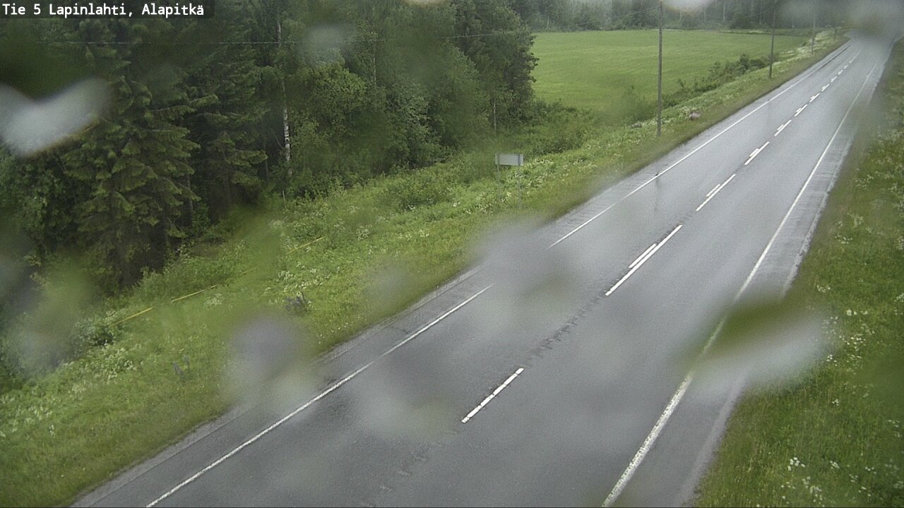Weather Camera Image Road 5 Lapinlahti, Alapitkä, Lapinlahti, Pohjois-Savo