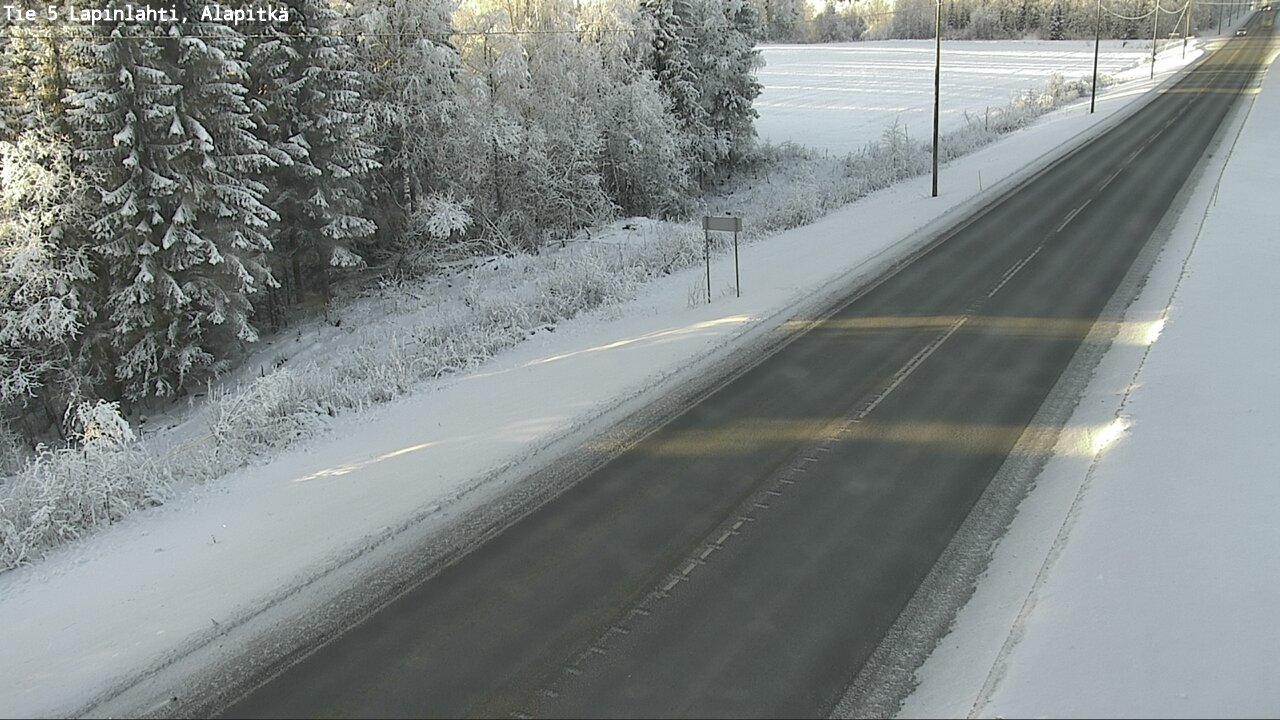 Weather Camera Image Road 5 Lapinlahti, Alapitkä, Lapinlahti, Pohjois-Savo