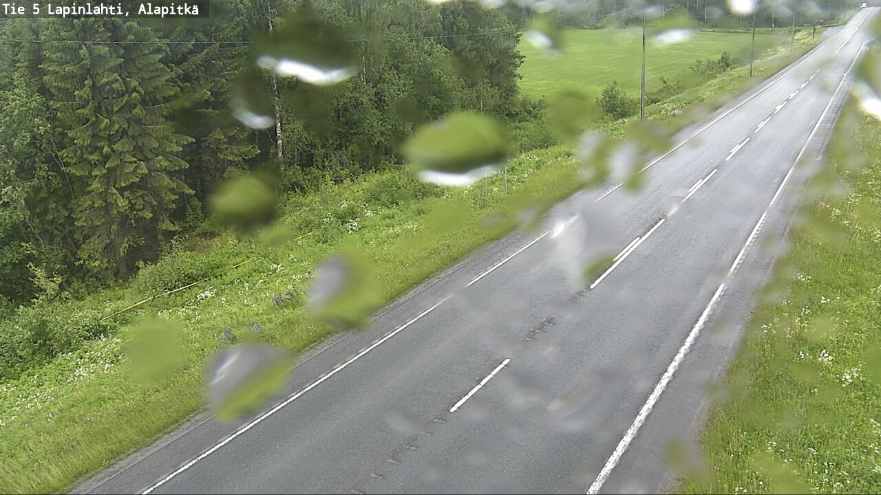Weather Camera Image Väg 5 Lapinlax, Alapitkä, Lapinlahti, Pohjois-Savo