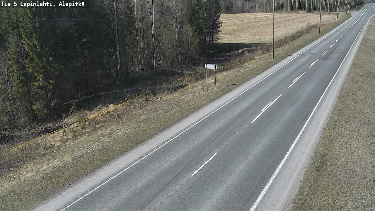 Kelikamerat Kuva Tie 5 Lapinlahti, Alapitkä, Lapinlahti, Pohjois-Savo
