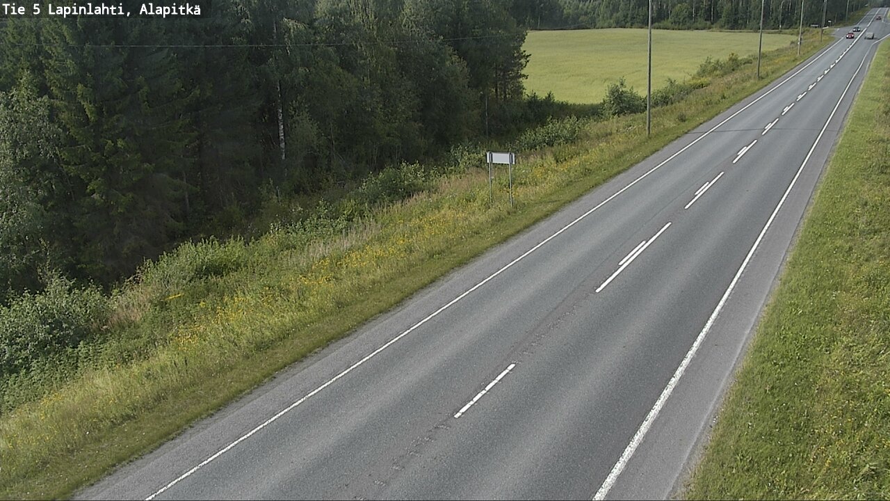Kelikamerat Kuva Tie 5 Lapinlahti, Alapitkä, Lapinlahti, Pohjois-Savo