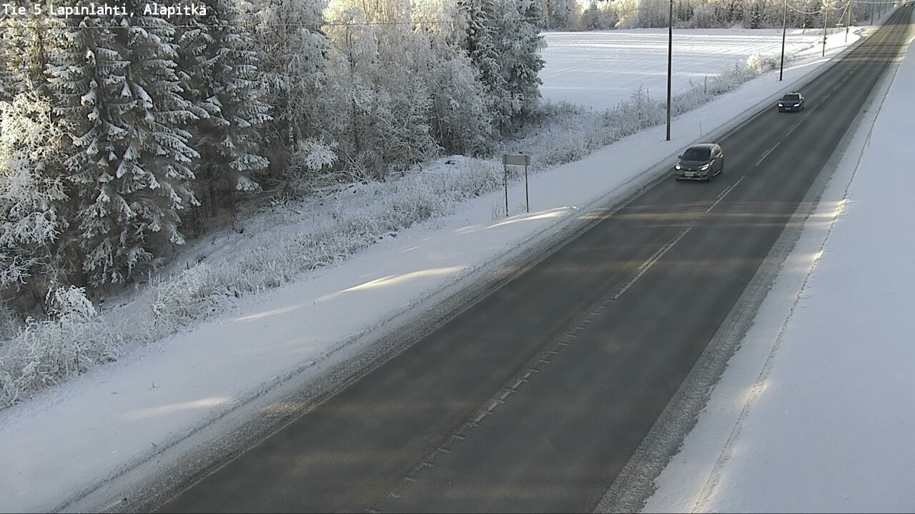 Weather Camera Image Road 5 Lapinlahti, Alapitkä, Lapinlahti, Pohjois-Savo
