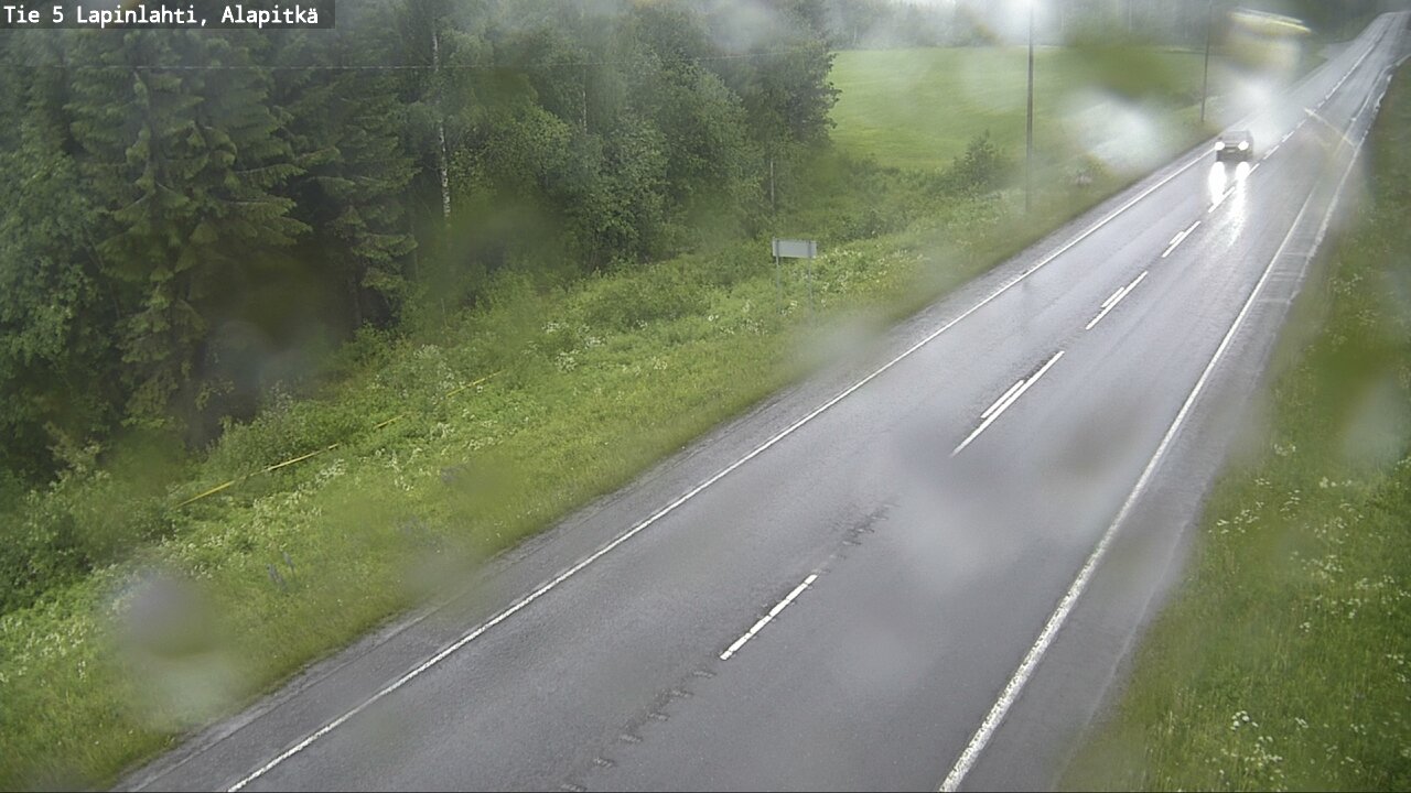 Weather Camera Image Road 5 Lapinlahti, Alapitkä, Lapinlahti, Pohjois-Savo