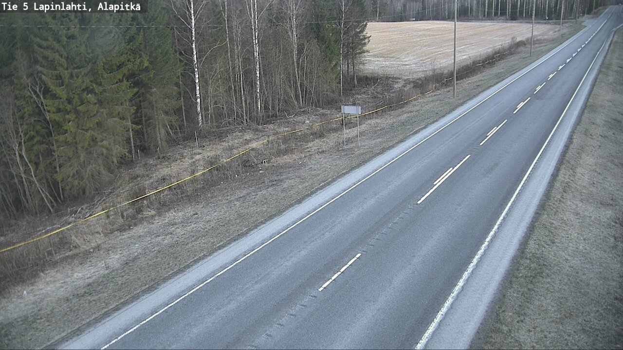Kelikamerat Kuva Tie 5 Lapinlahti, Alapitkä, Lapinlahti, Pohjois-Savo