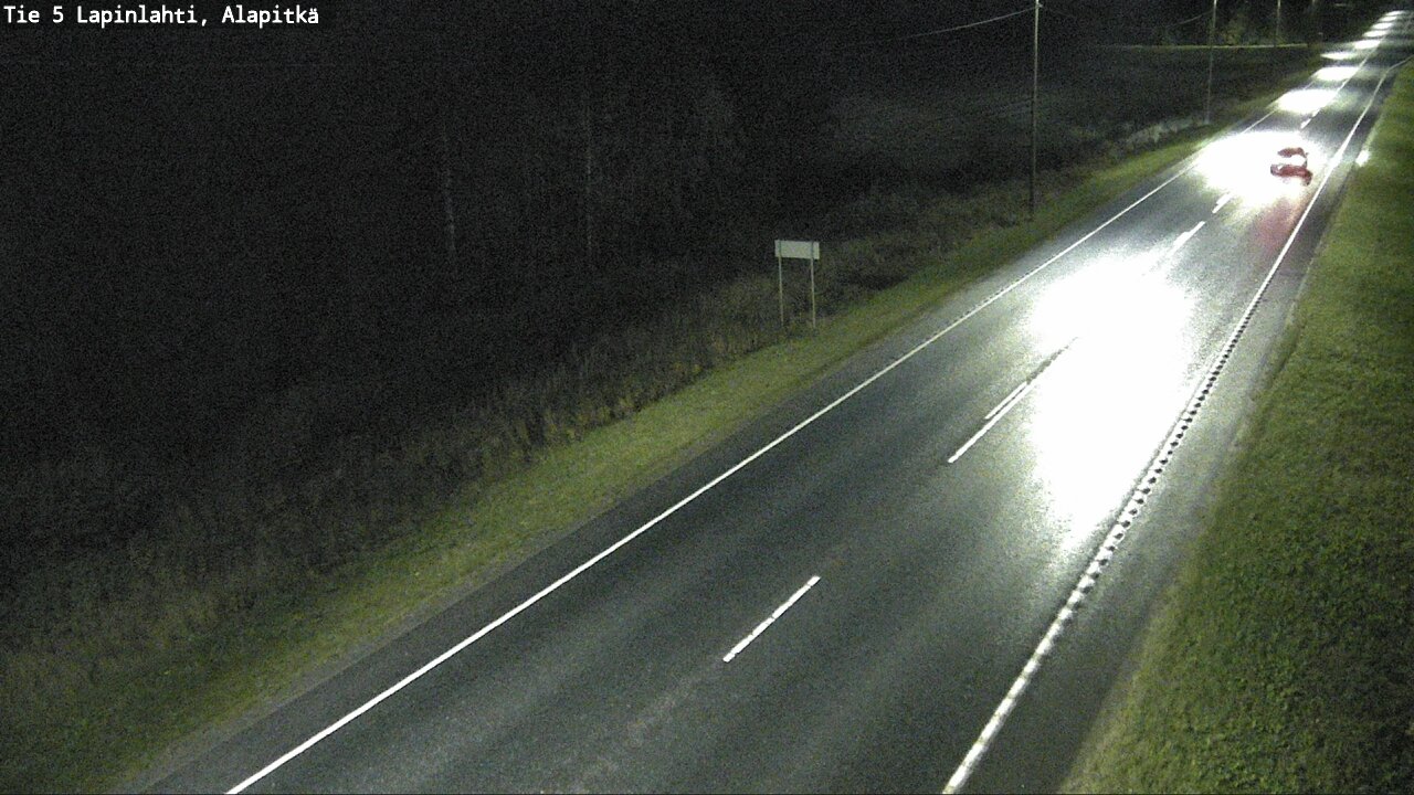 Weather Camera Image Väg 5 Lapinlax, Alapitkä, Lapinlahti, Pohjois-Savo