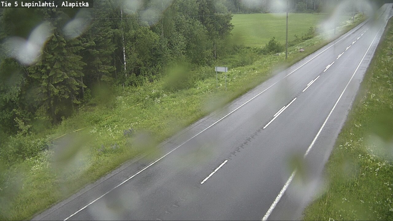Weather Camera Image Road 5 Lapinlahti, Alapitkä, Lapinlahti, Pohjois-Savo