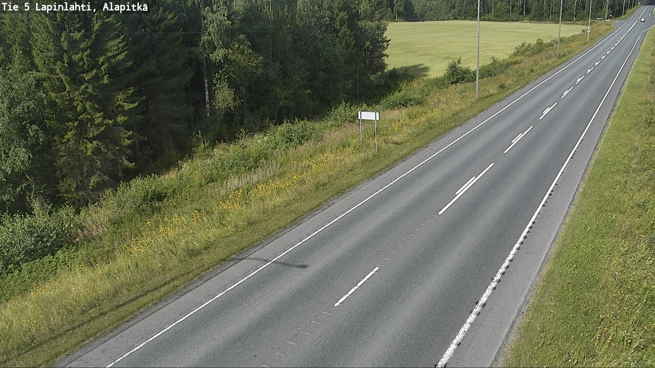 Kelikamerat Kuva Tie 5 Lapinlahti, Alapitkä, Lapinlahti, Pohjois-Savo