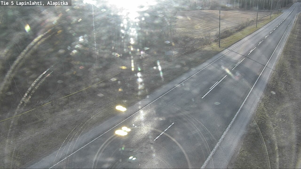 Weather Camera Image Väg 5 Lapinlax, Alapitkä, Lapinlahti, Pohjois-Savo