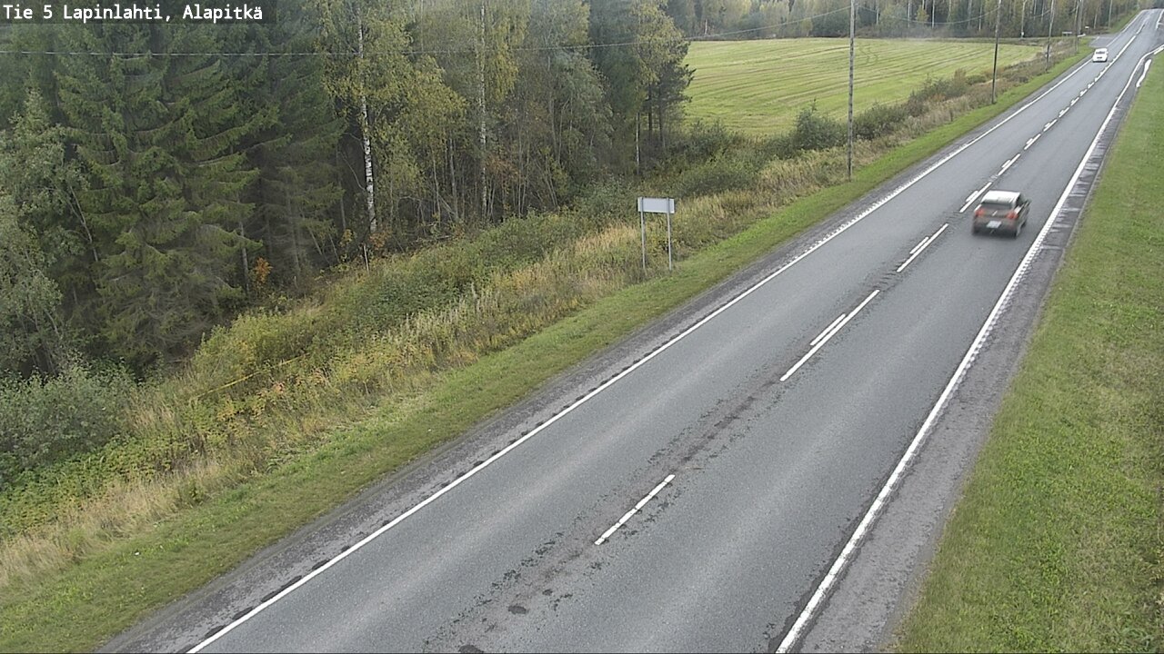 Weather Camera Image Väg 5 Lapinlax, Alapitkä, Lapinlahti, Pohjois-Savo