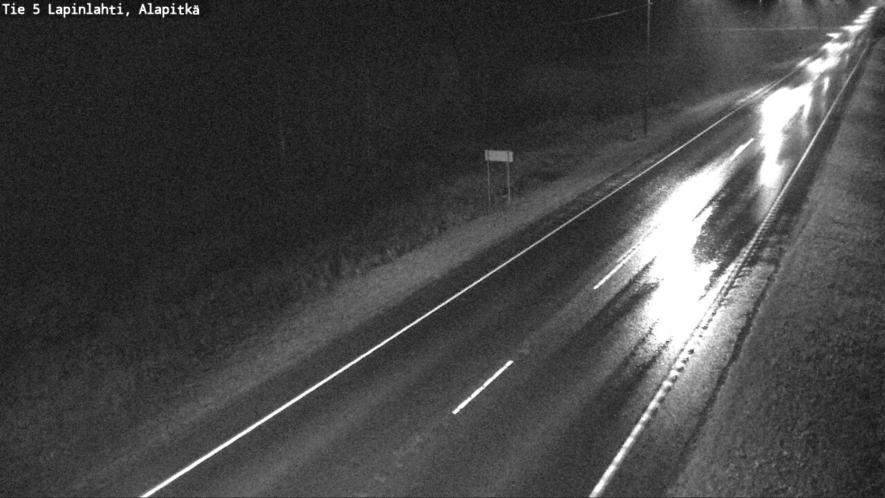 Weather Camera Image Väg 5 Lapinlax, Alapitkä, Lapinlahti, Pohjois-Savo