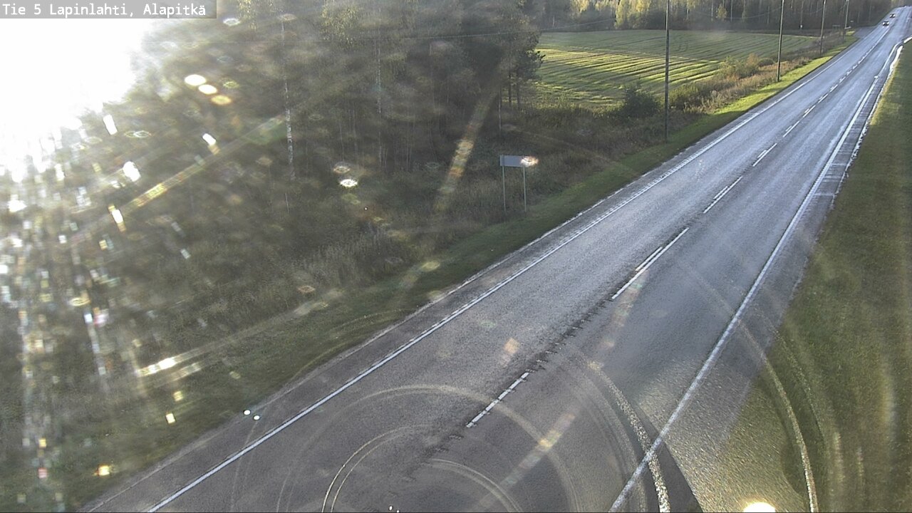 Weather Camera Image Väg 5 Lapinlax, Alapitkä, Lapinlahti, Pohjois-Savo