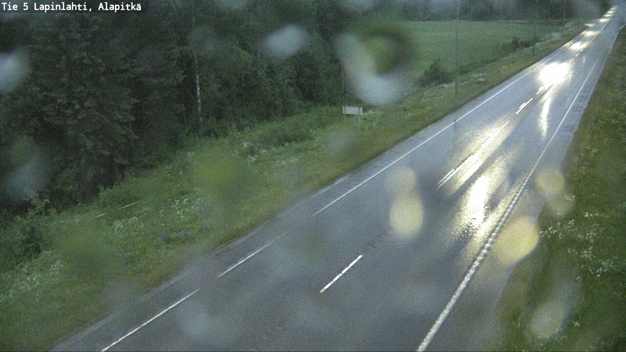 Weather Camera Image Road 5 Lapinlahti, Alapitkä, Lapinlahti, Pohjois-Savo