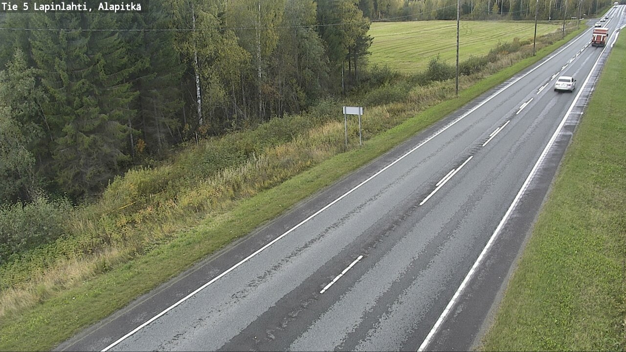 Weather Camera Image Väg 5 Lapinlax, Alapitkä, Lapinlahti, Pohjois-Savo