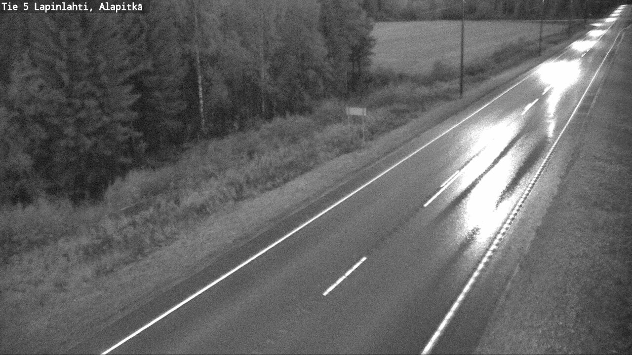 Weather Camera Image Väg 5 Lapinlax, Alapitkä, Lapinlahti, Pohjois-Savo