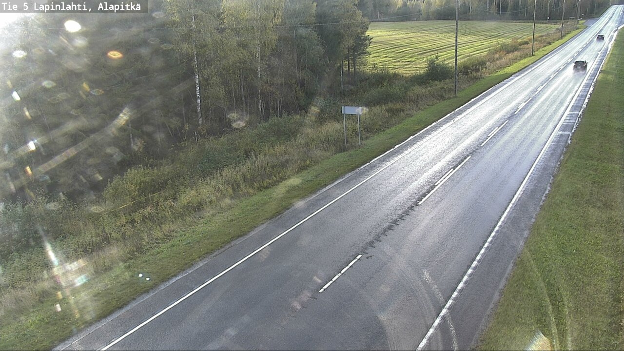 Weather Camera Image Väg 5 Lapinlax, Alapitkä, Lapinlahti, Pohjois-Savo