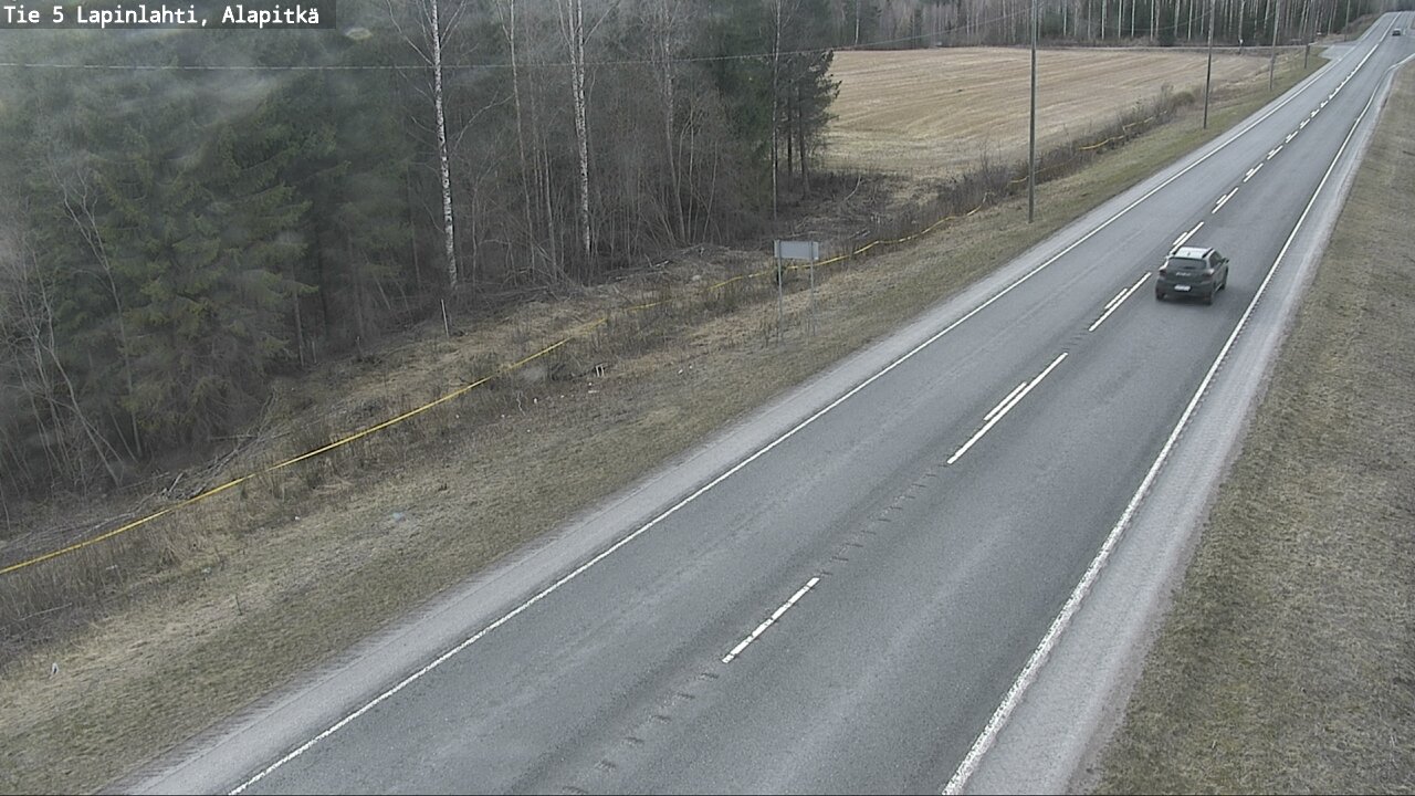 Weather Camera Image Väg 5 Lapinlax, Alapitkä, Lapinlahti, Pohjois-Savo