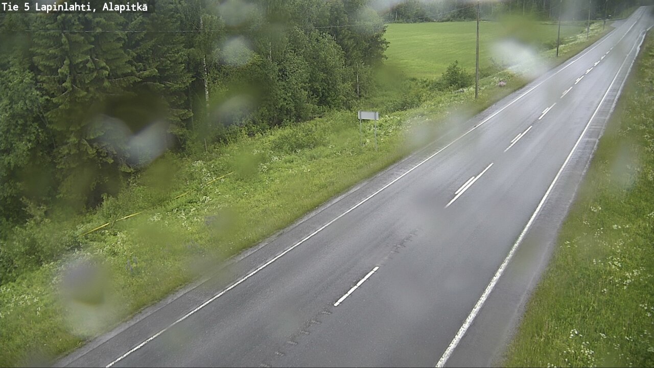 Weather Camera Image Road 5 Lapinlahti, Alapitkä, Lapinlahti, Pohjois-Savo
