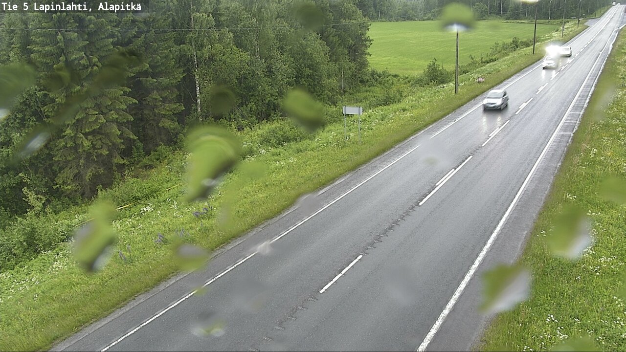 Weather Camera Image Väg 5 Lapinlax, Alapitkä, Lapinlahti, Pohjois-Savo