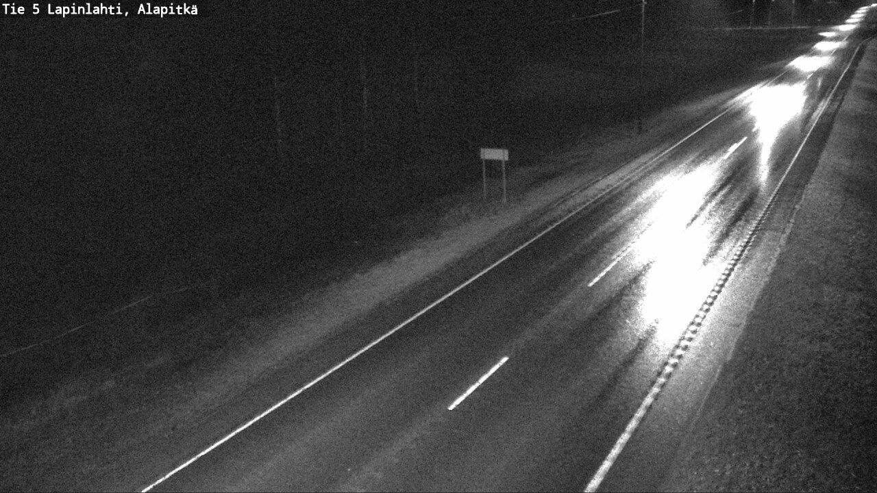 Weather Camera Image Road 5 Lapinlahti, Alapitkä, Lapinlahti, Pohjois-Savo