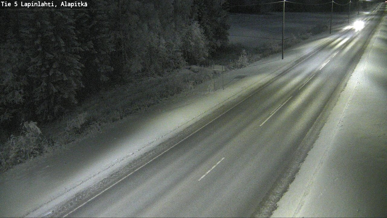 Weather Camera Image Väg 5 Lapinlax, Alapitkä, Lapinlahti, Pohjois-Savo