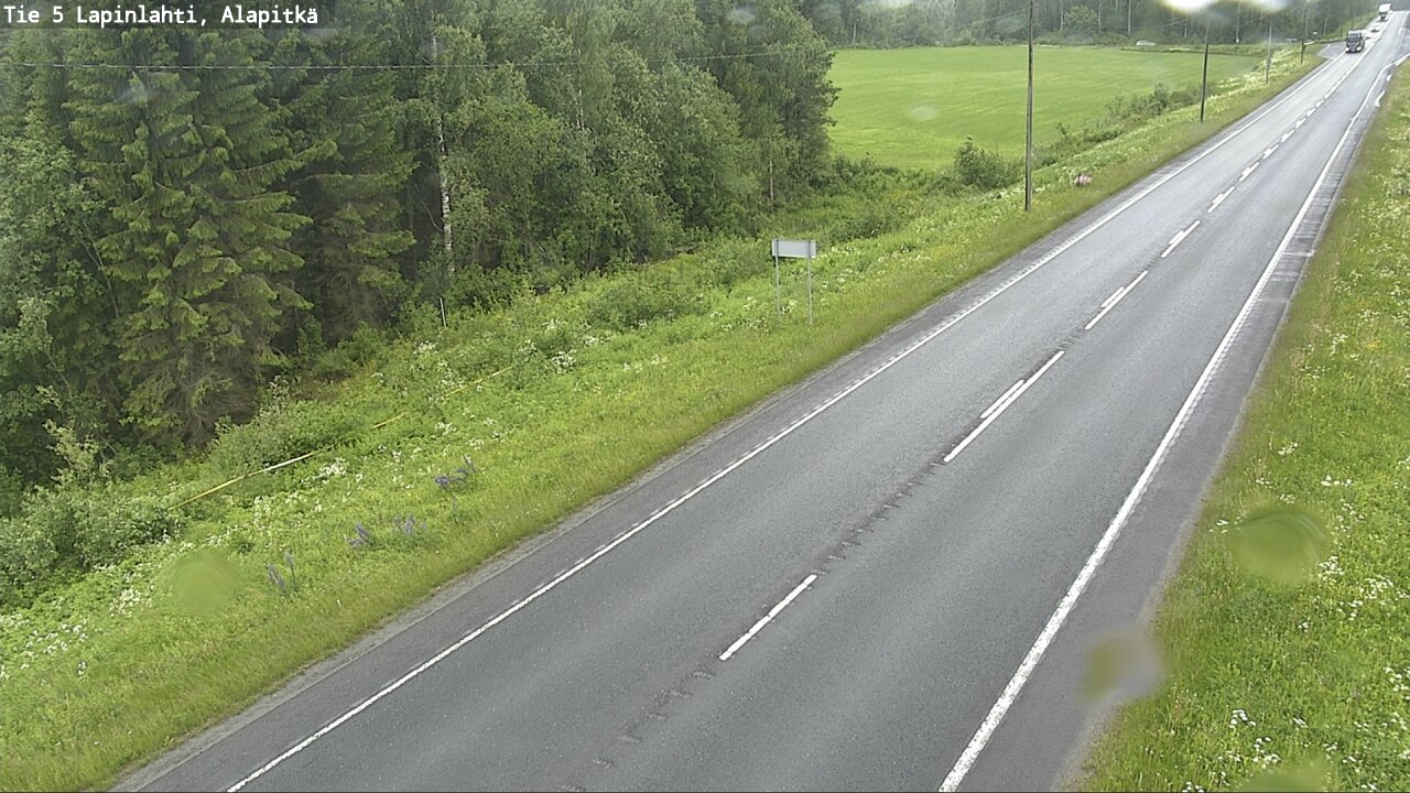 Weather Camera Image Väg 5 Lapinlax, Alapitkä, Lapinlahti, Pohjois-Savo
