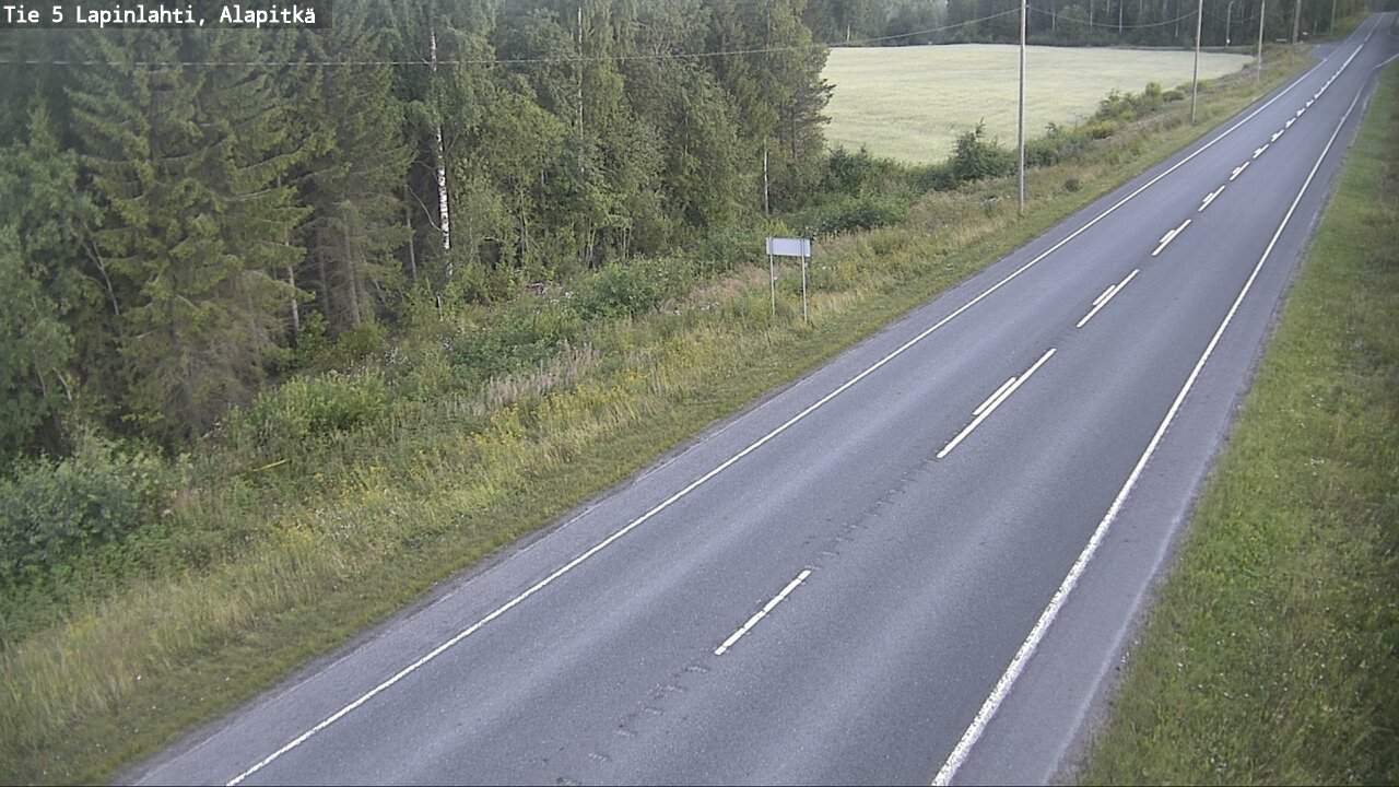 Kelikamerat Kuva Tie 5 Lapinlahti, Alapitkä, Lapinlahti, Pohjois-Savo