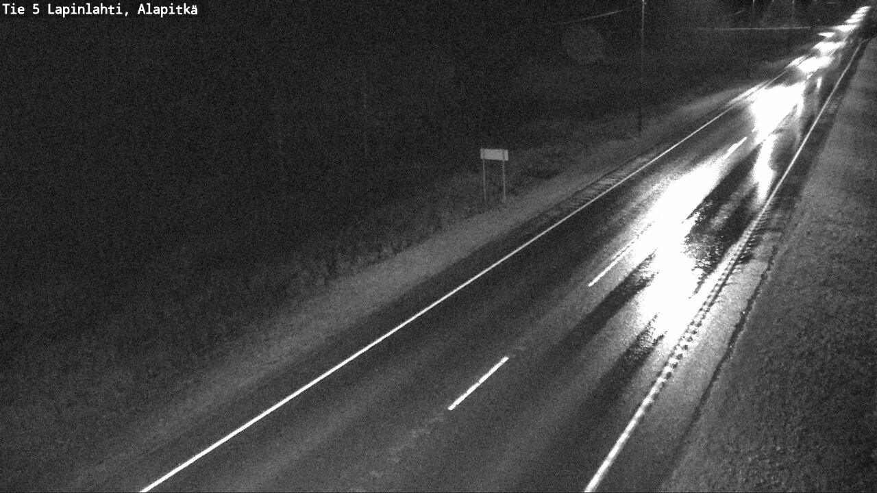 Weather Camera Image Väg 5 Lapinlax, Alapitkä, Lapinlahti, Pohjois-Savo