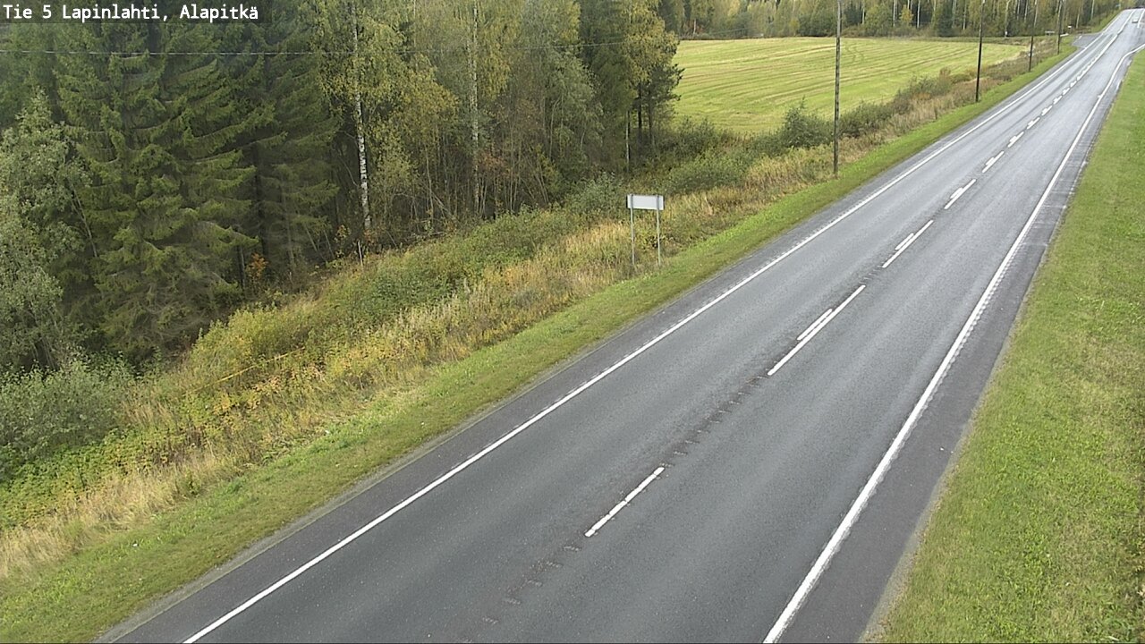 Kelikamerat Kuva Tie 5 Lapinlahti, Alapitkä, Lapinlahti, Pohjois-Savo