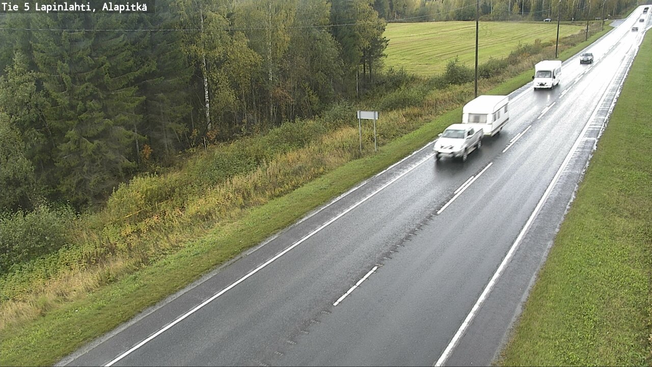 Weather Camera Image Väg 5 Lapinlax, Alapitkä, Lapinlahti, Pohjois-Savo
