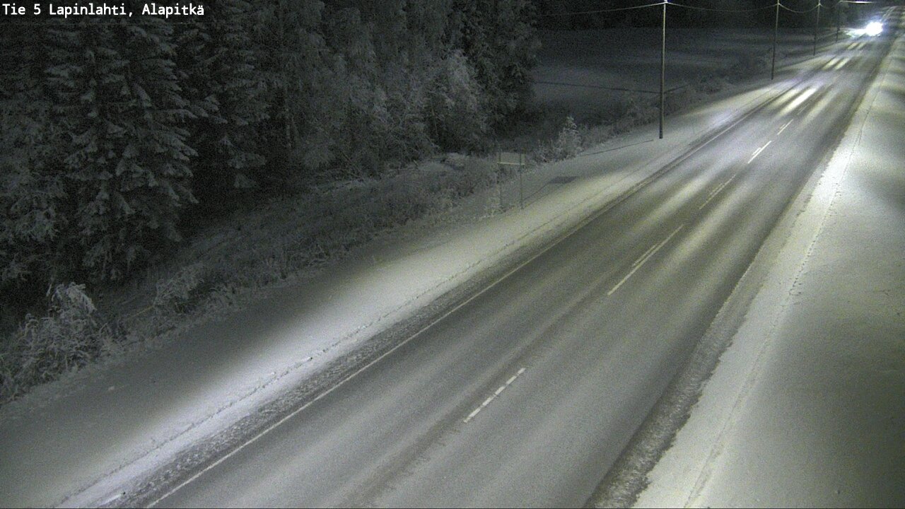 Weather Camera Image Road 5 Lapinlahti, Alapitkä, Lapinlahti, Pohjois-Savo