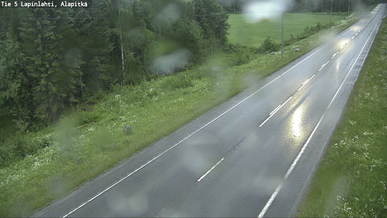 Weather Camera Image Road 5 Lapinlahti, Alapitkä, Lapinlahti, Pohjois-Savo
