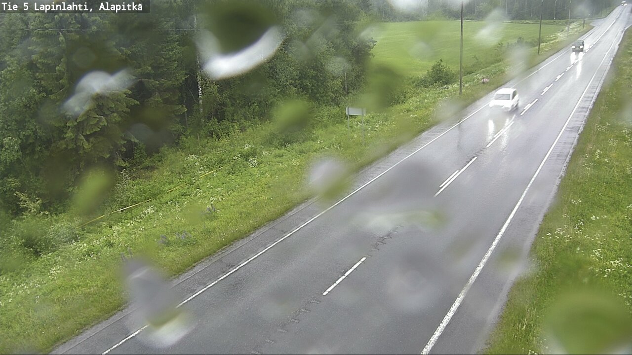 Weather Camera Image Road 5 Lapinlahti, Alapitkä, Lapinlahti, Pohjois-Savo