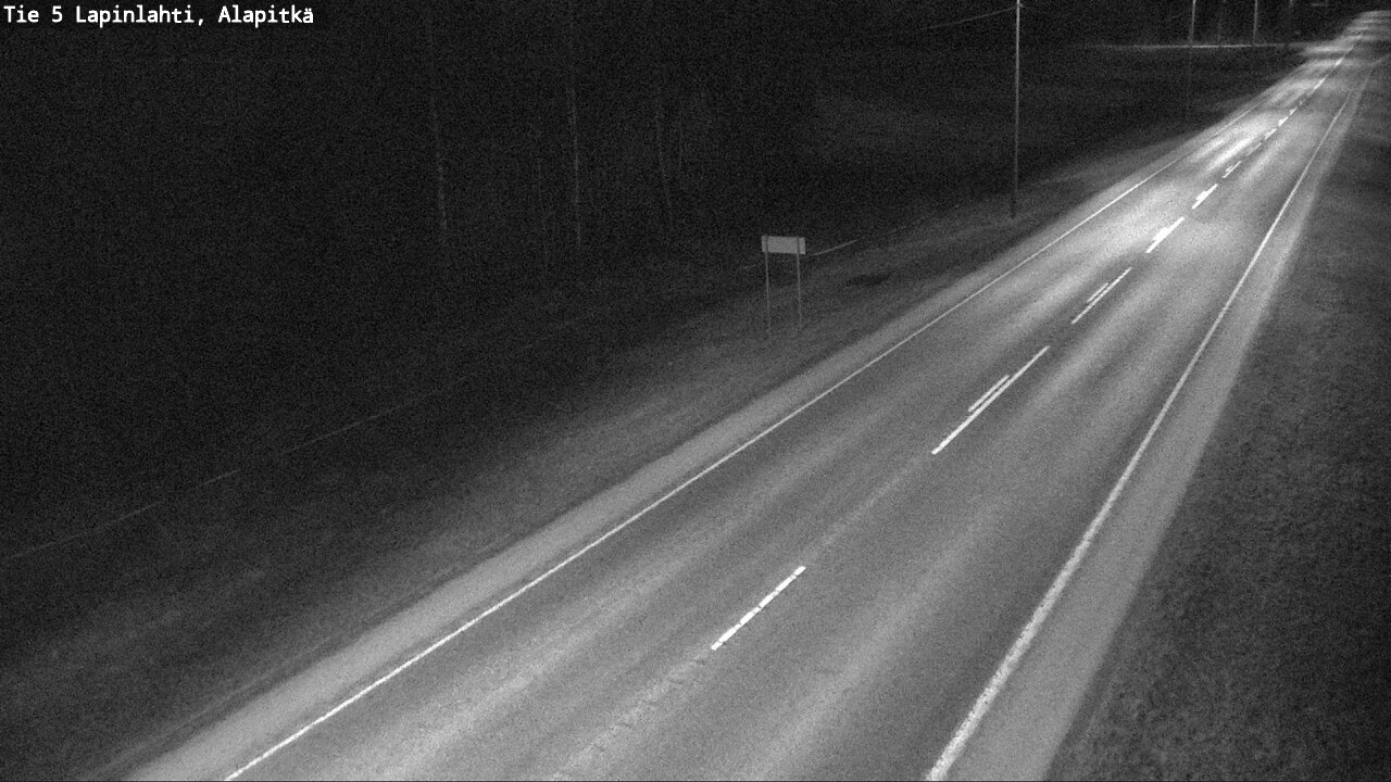 Weather Camera Image Väg 5 Lapinlax, Alapitkä, Lapinlahti, Pohjois-Savo