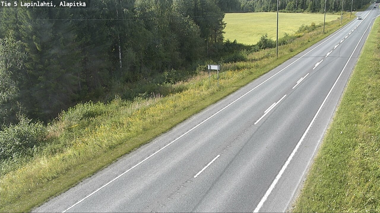 Kelikamerat Kuva Tie 5 Lapinlahti, Alapitkä, Lapinlahti, Pohjois-Savo