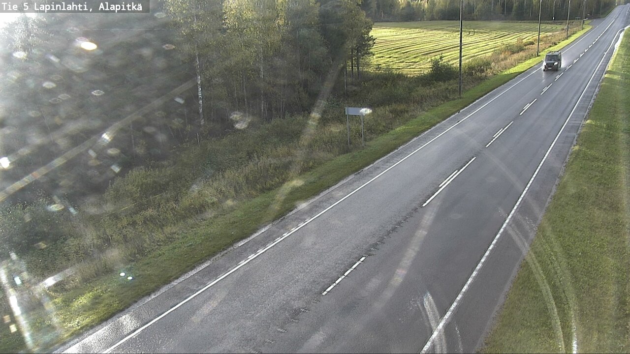 Weather Camera Image Väg 5 Lapinlax, Alapitkä, Lapinlahti, Pohjois-Savo