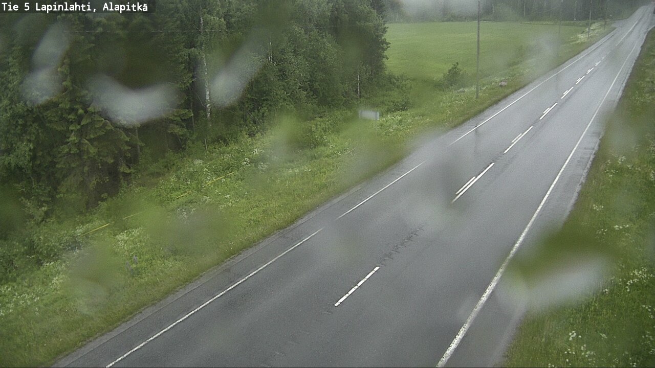 Weather Camera Image Road 5 Lapinlahti, Alapitkä, Lapinlahti, Pohjois-Savo