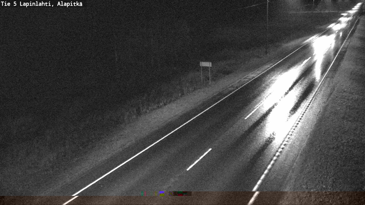 Weather Camera Image Väg 5 Lapinlax, Alapitkä, Lapinlahti, Pohjois-Savo