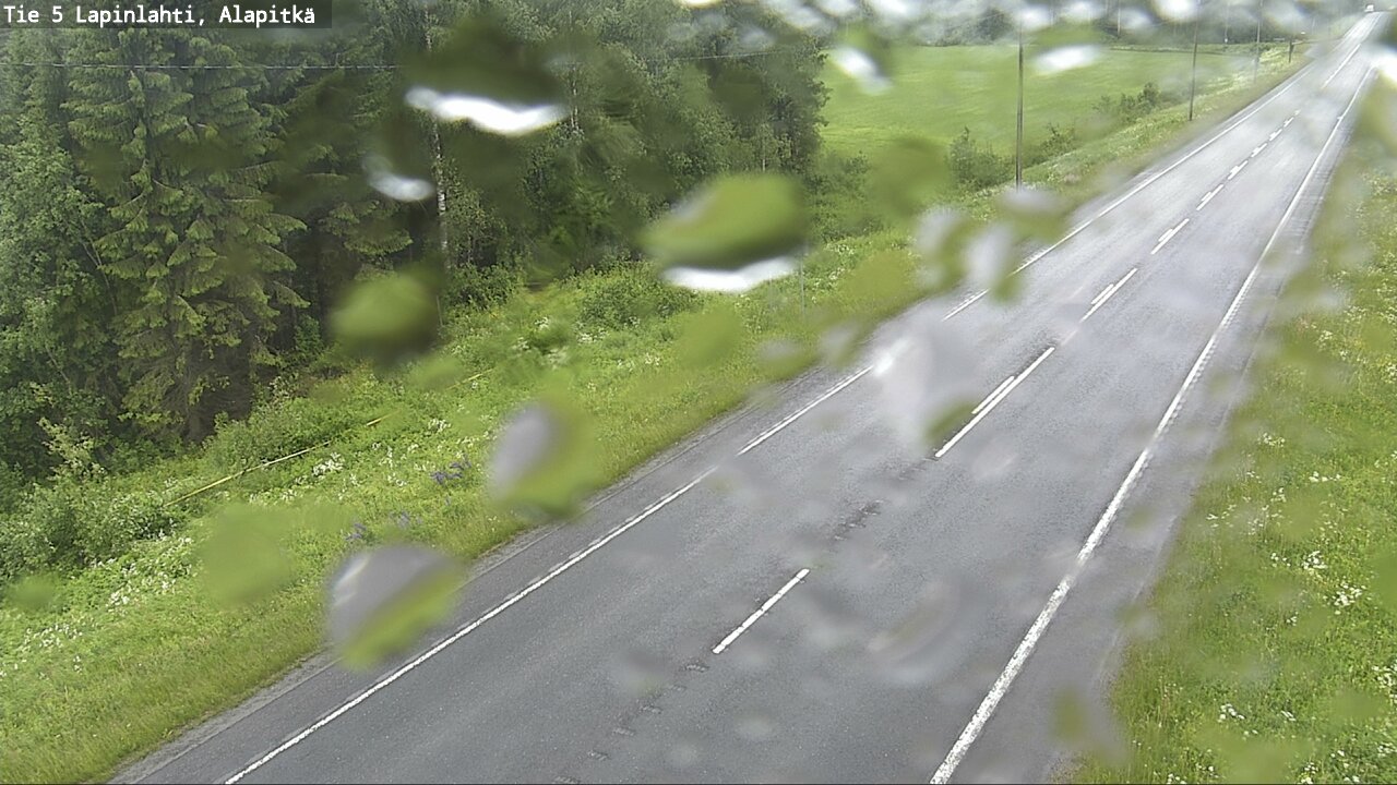 Weather Camera Image Väg 5 Lapinlax, Alapitkä, Lapinlahti, Pohjois-Savo