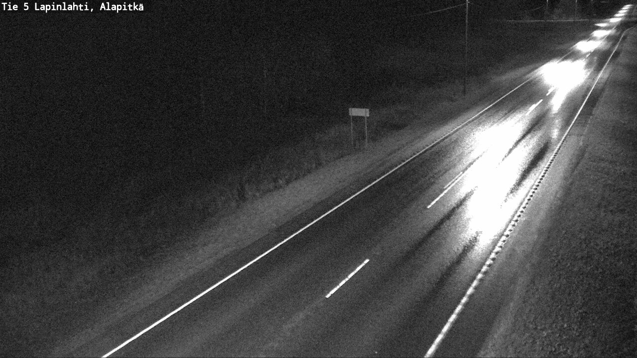 Weather Camera Image Väg 5 Lapinlax, Alapitkä, Lapinlahti, Pohjois-Savo