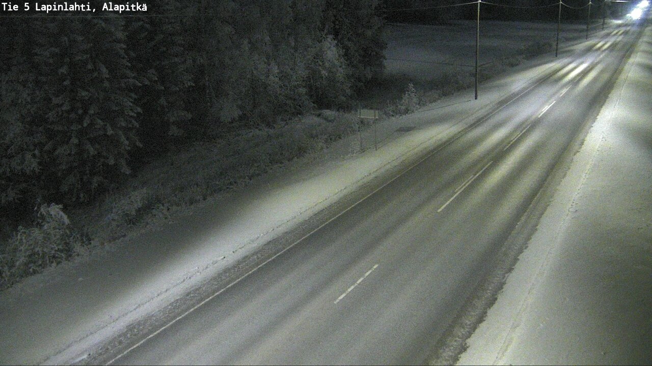 Weather Camera Image Väg 5 Lapinlax, Alapitkä, Lapinlahti, Pohjois-Savo