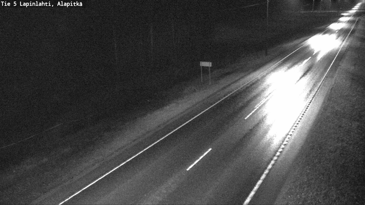 Weather Camera Image Road 5 Lapinlahti, Alapitkä, Lapinlahti, Pohjois-Savo