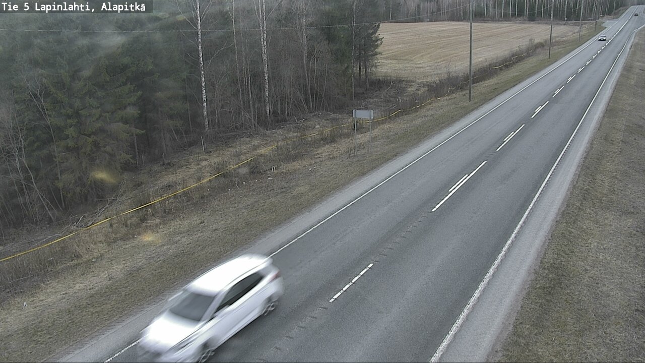 Weather Camera Image Väg 5 Lapinlax, Alapitkä, Lapinlahti, Pohjois-Savo