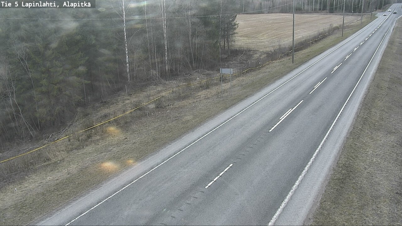 Weather Camera Image Väg 5 Lapinlax, Alapitkä, Lapinlahti, Pohjois-Savo